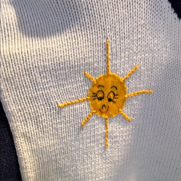 Cotton Salsa Playful Golf Scene Women's Sweater. Size XL - Picture 7 of 7